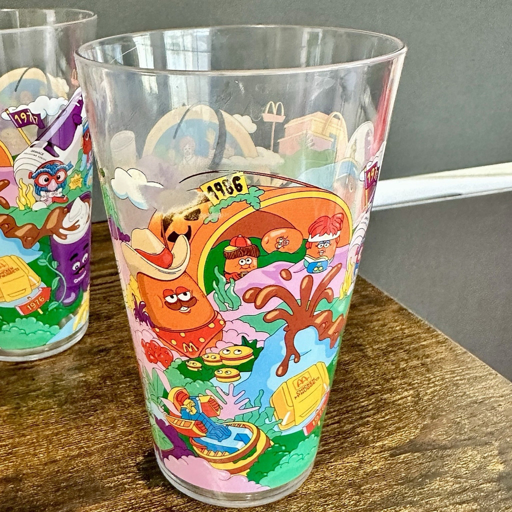 Set of 4 McDonald’s 2024 Collectors Edition Cup McDonalds Limited Collectable - Picture 3 of 8